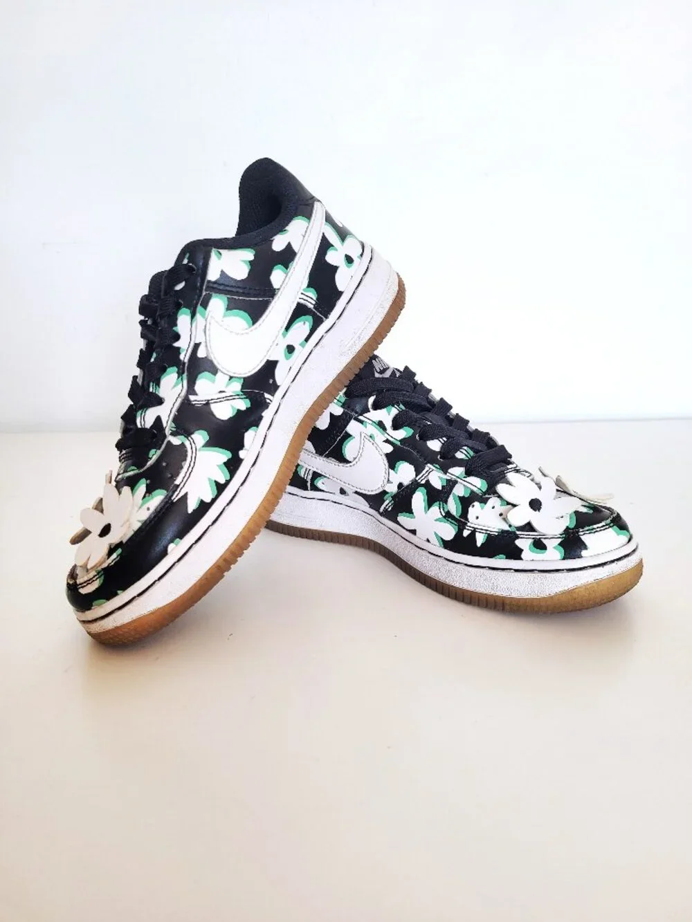 Nike Air Force 1 LV8 Flowers Big Kids' Shoes DZ2663-001 - Size 2Y - Picture 1 of 8